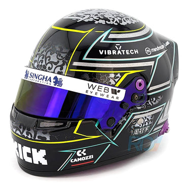 Bell HP77 Guanyu Zhou 1:2 Scale F1 Mini Helmet | Kick Sauber 2024 Season